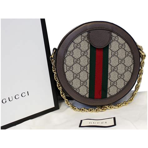 round gucci bag|Gucci round crossbody bag.